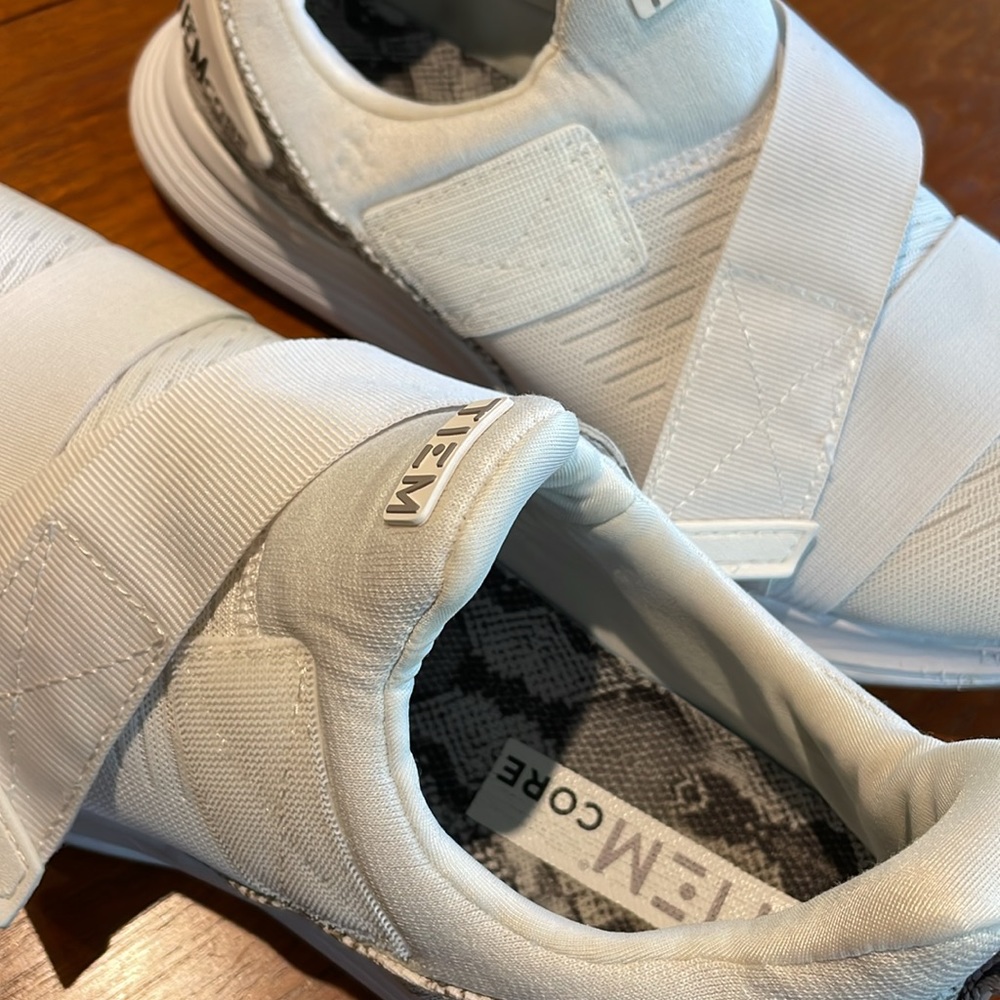 TIEM white Latus Do-It-All Trainer sneakers - Ivory Snake - size 9.5 - Picture 8 of 12
